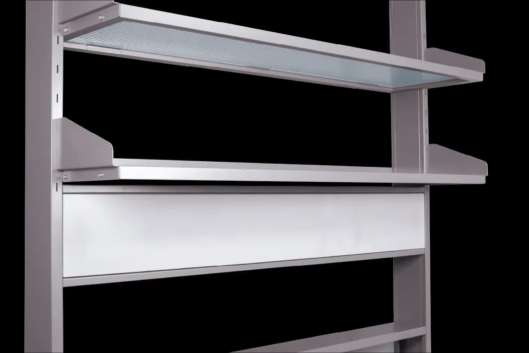 Modular Wall Gallery System (With & Without Service Spine) - View 1