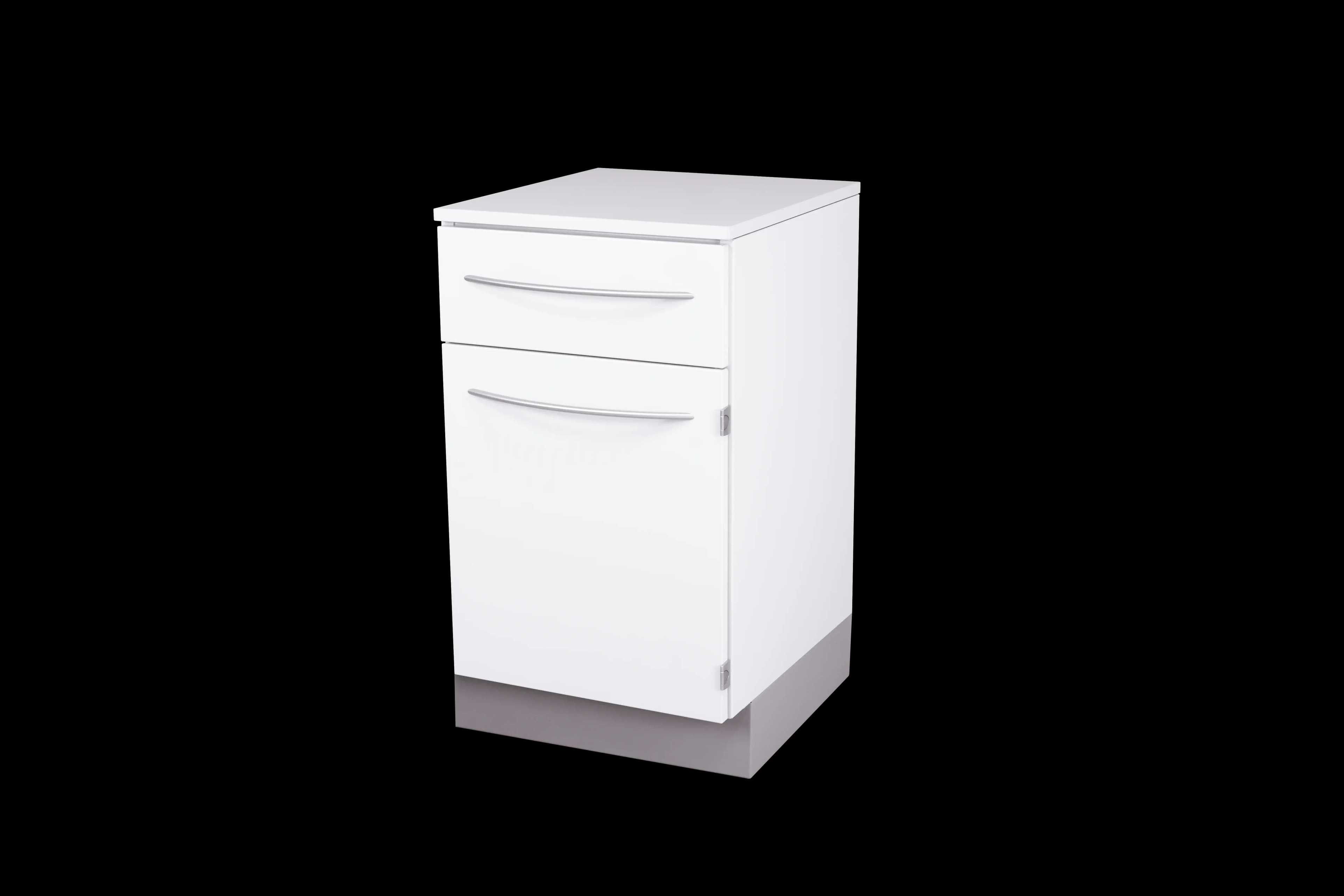 Underbench Cabinets on Plinth - View 1